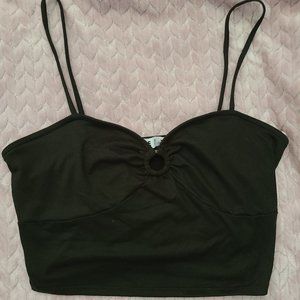 Cute crop top with keyhole